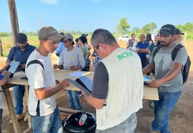 Incra identifica e cadastra 94 famílias do acampamento Nova Esperança, em Ariquemes