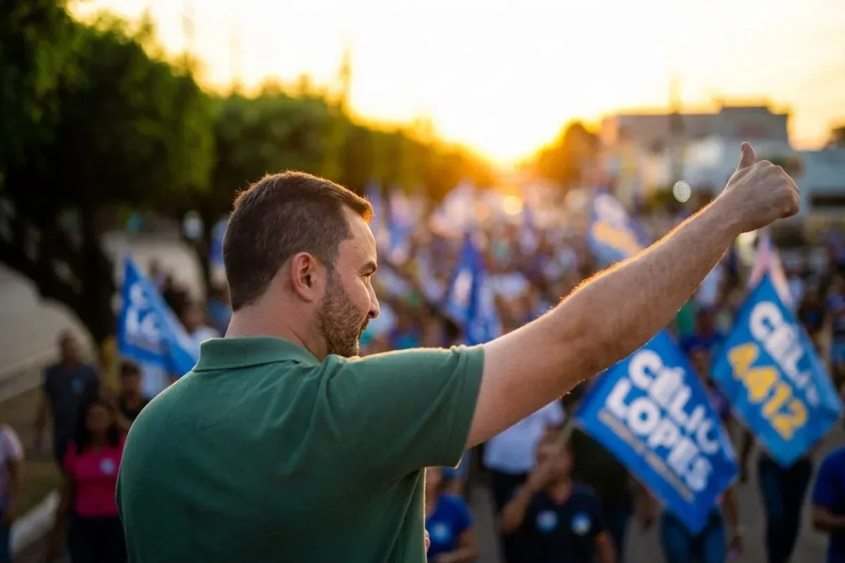“Nossa maior vitória já começou na consciência das pessoas”, avalia Célio Lopes na reta final de campanha em Rondônia. “Nossa maior vitória já começou na consciência das pessoas”, avalia Célio Lopes na reta final de campanha em Rondônia.