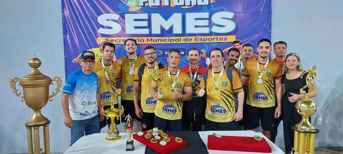 Equipe da Saúde vence a Semes por 3 a 2 e conquista a Copa do Servidor Municipal de Vilhena Equipe da Saúde vence a Semes por 3 a 2 e conquista a Copa do Servidor Municipal de Vilhena