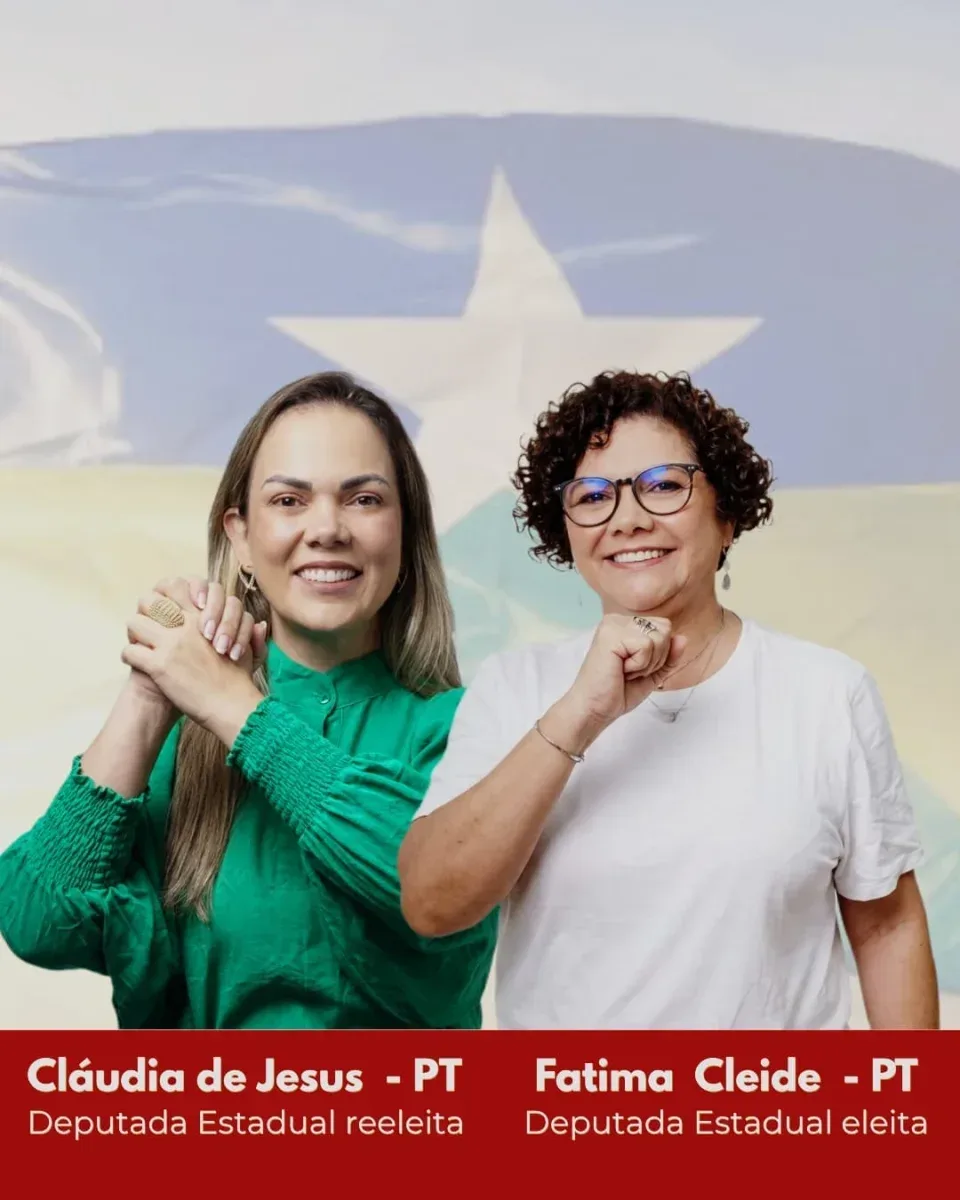 PT garante duas cadeiras na Assembleia de Rondônia com Cláudia de Jesus e Fátima Cleide PT garante duas cadeiras na Assembleia de Rondônia com Cláudia de Jesus e Fátima Cleide