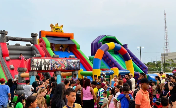 Parque da Cidade vira palco de diversão para milhares de crianças
