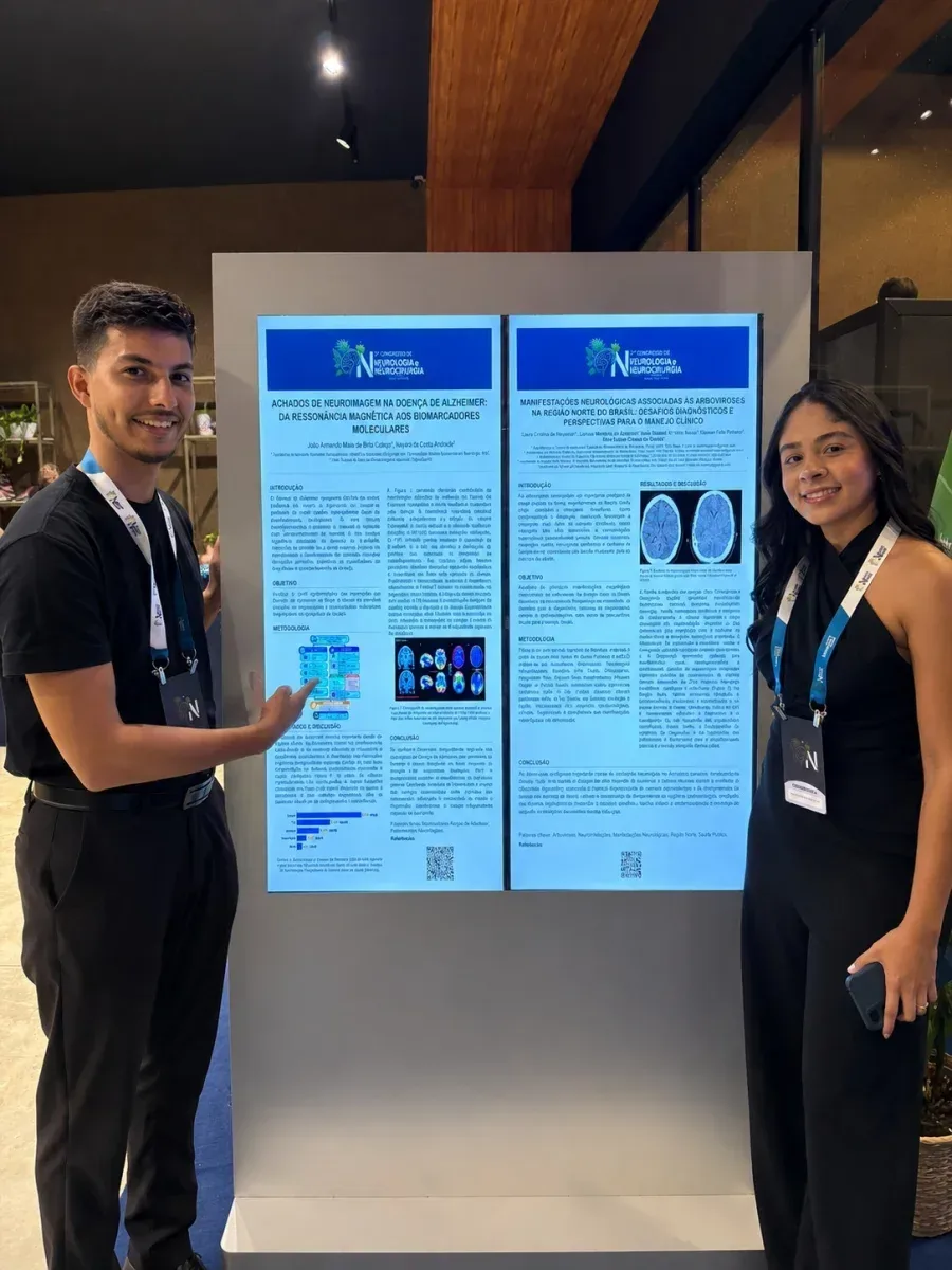 Acadêmicos de Medicina da Metropolitana apresentam três pesquisas no 2º Congresso de Neurologia e Neurocirurgia da Região Norte