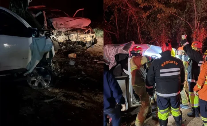 Duas pessoas morrem em acidente entre caminhonetes na BR-364 em RO