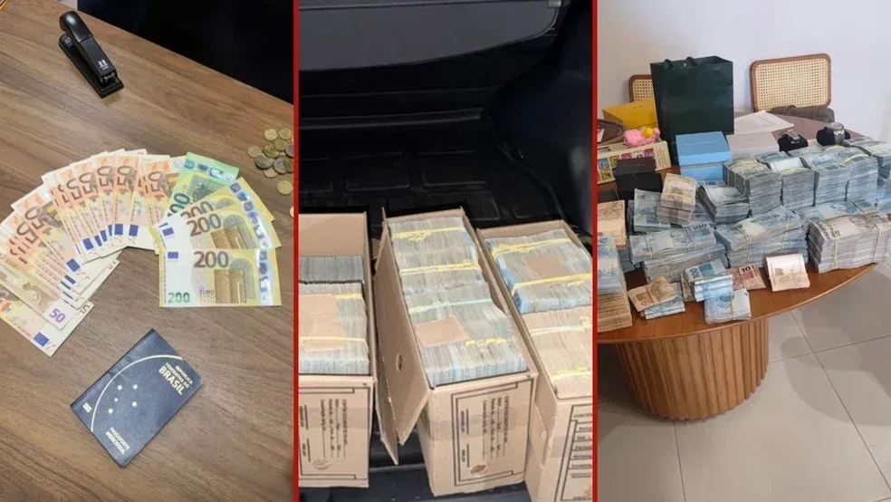 Euros, dólares e reais: mais de R$ 5 milhões são apreendidos em operação que prendeu presidente do TCE-MT