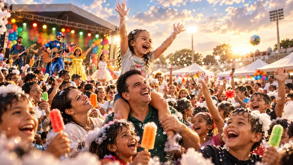 Mega festa do Dia das Crianças reuniu um grande público no Estádio Aglair Tonelli
