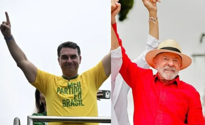 Datafolha: Flávio aparece com 51% dos votos válidos contra 49% de Lula no 2º turno