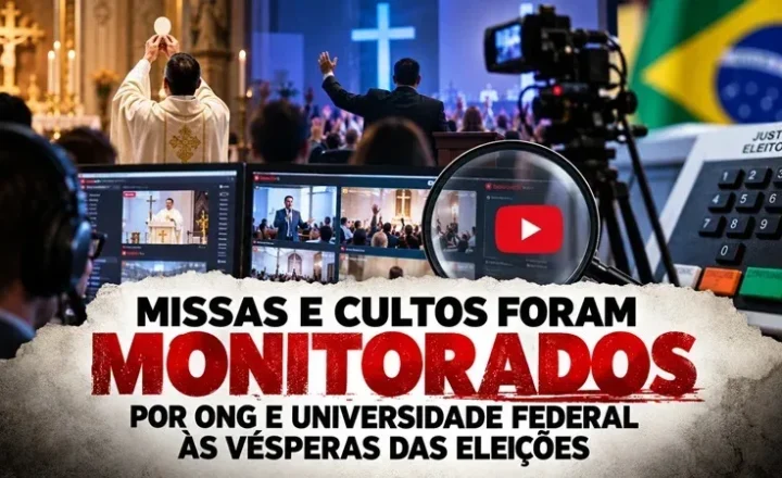 ONG e universidade federal monitoraram mais de 7 mil missas e cultos antes das eleições