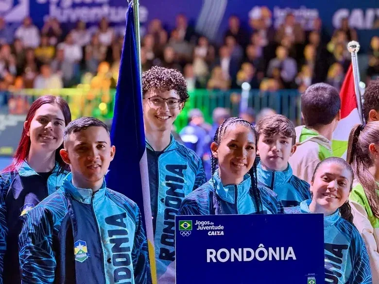 ESPORTE ESCOLAR Delegação de Rondônia participa da abertura dos Jogos da Juventude 2026