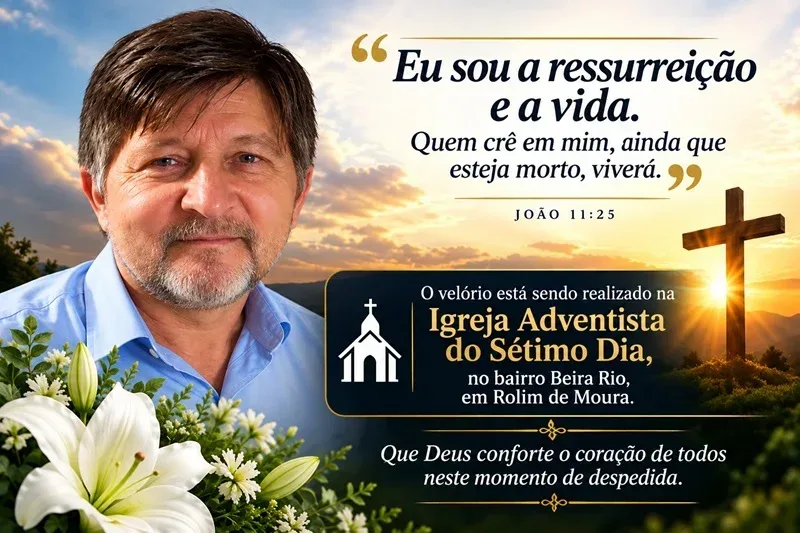 Prefeito Aldo Júlio e Prefeitura de Rolim de Moura manifestam pesar pelo falecimento do pioneiro Demerval Kloos Prefeito Aldo Júlio e Prefeitura de Rolim de Moura manifestam pesar pelo falecimento do pioneiro Demerval Kloos