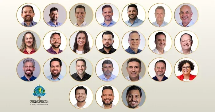 Os 24 deputados de Rondônia para a 12ª Legislatura. Veja quem são os novos integrantes